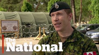 Canadian troops in Latvia to ward off Russia [upl. by Bailey982]