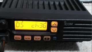 UHF CB Radio CBRS Repeater demonstration using Icom IC400PRO amp RFI CD900 antenna [upl. by Fink]