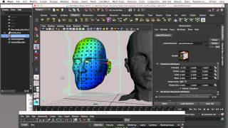 How To Create a 2D Projection Texture Map in Maya [upl. by Enailil]