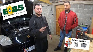 Présentation du Porsche Cayenne S v8 45L Converti à l’éthanol e85 de Mohamed un abonné [upl. by Aiciram]