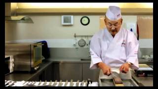 How to Sharpen Global Knives with Mino Tsuchida [upl. by Esserac]