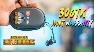 Best Budget Earphone For Pubg Mobile  UiiSii Hm12 With 1 Month Warranty  ৩০০ টাকার গেমিং ইয়ারফোন [upl. by Picardi]