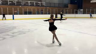 Kyndall Bohnert Bronze Skating Skills Test [upl. by Emilia]