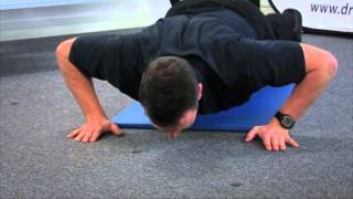 Drummond Golf Tips  3 way push up exercise with Bill McTigue [upl. by Rue]