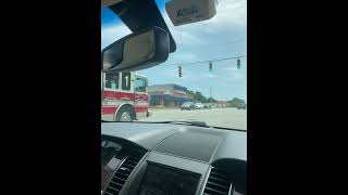 Fuquay varina engine and rescue 1 responding to a MVC 6162024 [upl. by Santa]