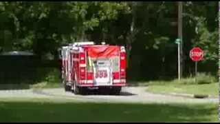 Montville NJ Engine 353 Responding 82313 [upl. by Purse]