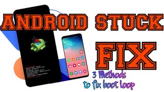 How to fix Android stuck on boot loop Restarting on Revvl V 5G Samsung phones or tablets 💯bootloop [upl. by Nidla]