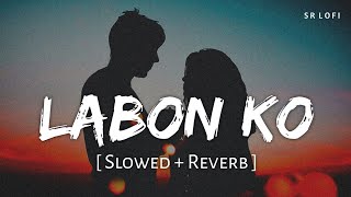 Labon Ko Slowed  Reverb  KK  Bhool Bhulaiyaa  SR Lofi [upl. by Lulita]