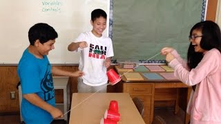 Cup Stacking Team Building Activity [upl. by Ralat737]