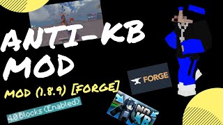 UNDETECTABLE AntiKnockback Mod 189 Forge FREE [upl. by Edvard]