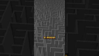 Minecraft BUT the worlds a MAZE [upl. by Otsirc]