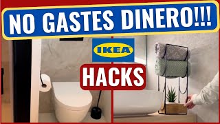 IKEA TRUCOS GENIALES PARA CUARTOS DE BAÑO CON POCO DINERO 😉 GENIUS HACKSikeahack [upl. by Eninaej240]