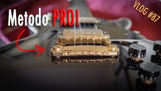 Come cambiare le corde alla chitarra elettrica Gibson Les Paul SG 335 175 [upl. by Legna]