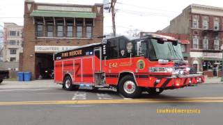 Village of Mamaroneck FD Engine 42  Utility 9  Car 2243 Responding [upl. by Anaynek737]