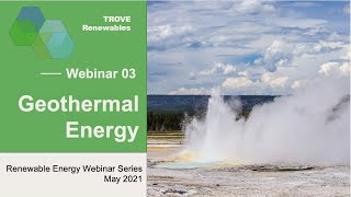 Global Status of Geothermal  Webinar [upl. by Lilaj226]