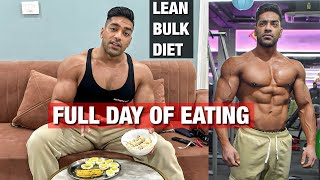 Full Day Of Eating For Lean BulkMuscle Gain  Indian Bodybuilding [upl. by Koenraad]