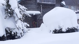 雪やばい 北海道 岩見沢 [upl. by Nitin682]