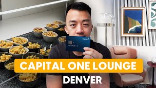 Inside the Capital One Lounge Denver Airport [upl. by Cosette]