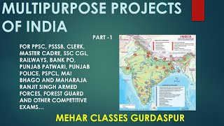 MULTIPURPOSE PROJECTS OF INDIA [upl. by Callery]