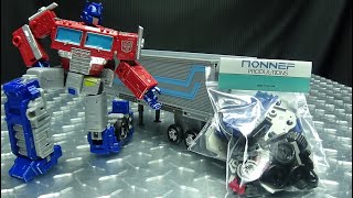 Nonnef Productions TRAILER UPGRADE for Earthrise Optimus Prime EmGos Transformers Reviews N Stuff [upl. by Neelahs]