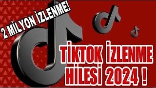 Tiktok İzlenme Hilesi 2024  Şifresiz [upl. by Tuchman836]