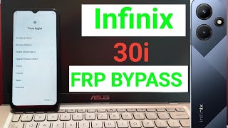 Infinix 30i x669c frp bypass New method [upl. by Etterraj]