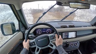 2020 Land Rover Defender  POV OnOffRoad Drive Binaural Audio [upl. by Jany]