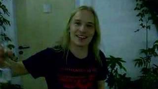 Emppu from Nightwish  message for the French fans [upl. by Pincince]