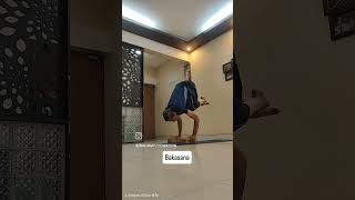 Bakasana 6ampracticenowus 919980802351 yoga fitness health gym [upl. by Lark934]