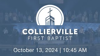 Collierville First Baptist Church  October 13 2024 [upl. by Elocn320]