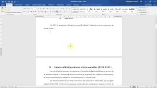 La NUMÉROTATION DE PAGE automatique simple dun document WORD Cours facile [upl. by Rengaw]