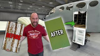 First Interior Parts Finished on The Free Abandoned Airplane [upl. by Atibat]