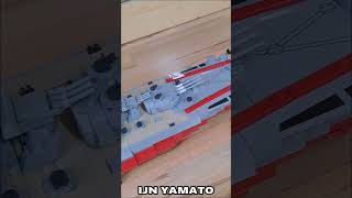 Brick built IJN YAMATO by cobibricks ijn ijnyamato yamato battleship sink ww2 brick japan [upl. by Ynaffets]