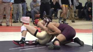 NJSIAA Region 2 Kyle Bierdumpfel of Don Bosco defeats Pete Lipari of Bergen Catholic for the 126lb t [upl. by Meggs]