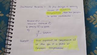 Isothermal Process Relationship between pressure and density [upl. by Mimi]