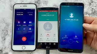 Crazy Mobile Calls LG G4S Huawei Y6 iPhone 6 Incoming Outgoing Calls [upl. by Pam]