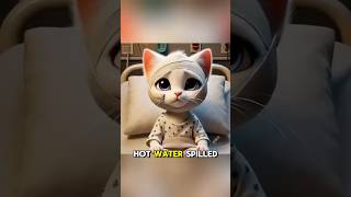 TOM’S FACE BURNED cat cats catshorts catslovers catsvideos cute cutecat catty kitten [upl. by Inaleon]