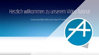 Video Tutorial COMpact 4000 Grundeinrichtung 7 0C [upl. by Mudenihc]