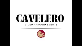 cavelero Video Announcements May 3rd [upl. by Erland]