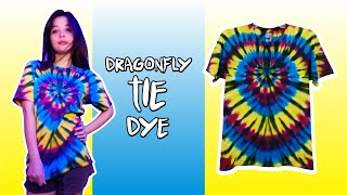 How to make Dragonfly Tie Dye Shirt [upl. by Benedic831]