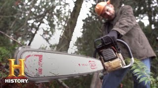 Ax Men How to Cut Down a Tree S9 E14  History [upl. by Nahij]