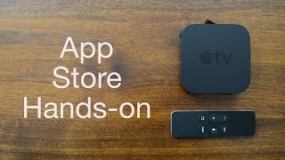 Apple TV App Store  Hands On amp Review [upl. by Ellehcyt590]