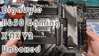 Unboxing Gigabyte B650 Gaming X AX V2 [upl. by Anayra]