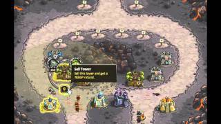 Kingdom Rush  Walkthrough  Stage Eleven  Forsaken Valley  Campaign [upl. by Asher700]