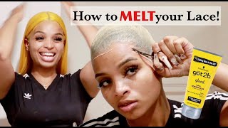 VERY DETAILED BEGINNER FRIENDLY LACE FRONTAL WIG INSTALL  BALD CAP METHOD  EASY AF  ft GOT2B [upl. by Saidnac]