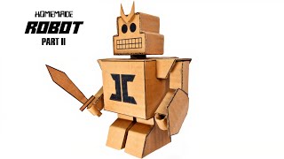 Homemade Cardboard Robot Model  How To Make Robot With Cardboard [upl. by Huntingdon]