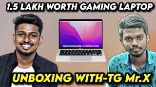 UNBOXING 1 LAKH WORTH GAMING LAPTOP WITH tgmrx BGMI PARTNER unboxing bgmipartner tgmrx [upl. by Nosnar]