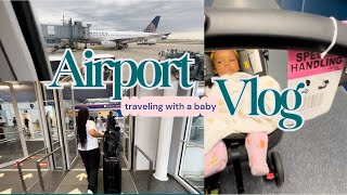 HOW TO Travel with a baby  AIRPORT VLOG Chicago ORD to Punta Cana PUJ [upl. by Nivert]