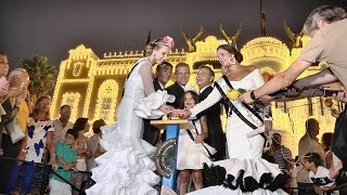 1000000 de bombillas para iluminar la Feria de Ceuta 2016 [upl. by Aamsa]