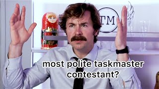 mike wozniak being the Most Polite Taskmaster Contestant [upl. by Donela]